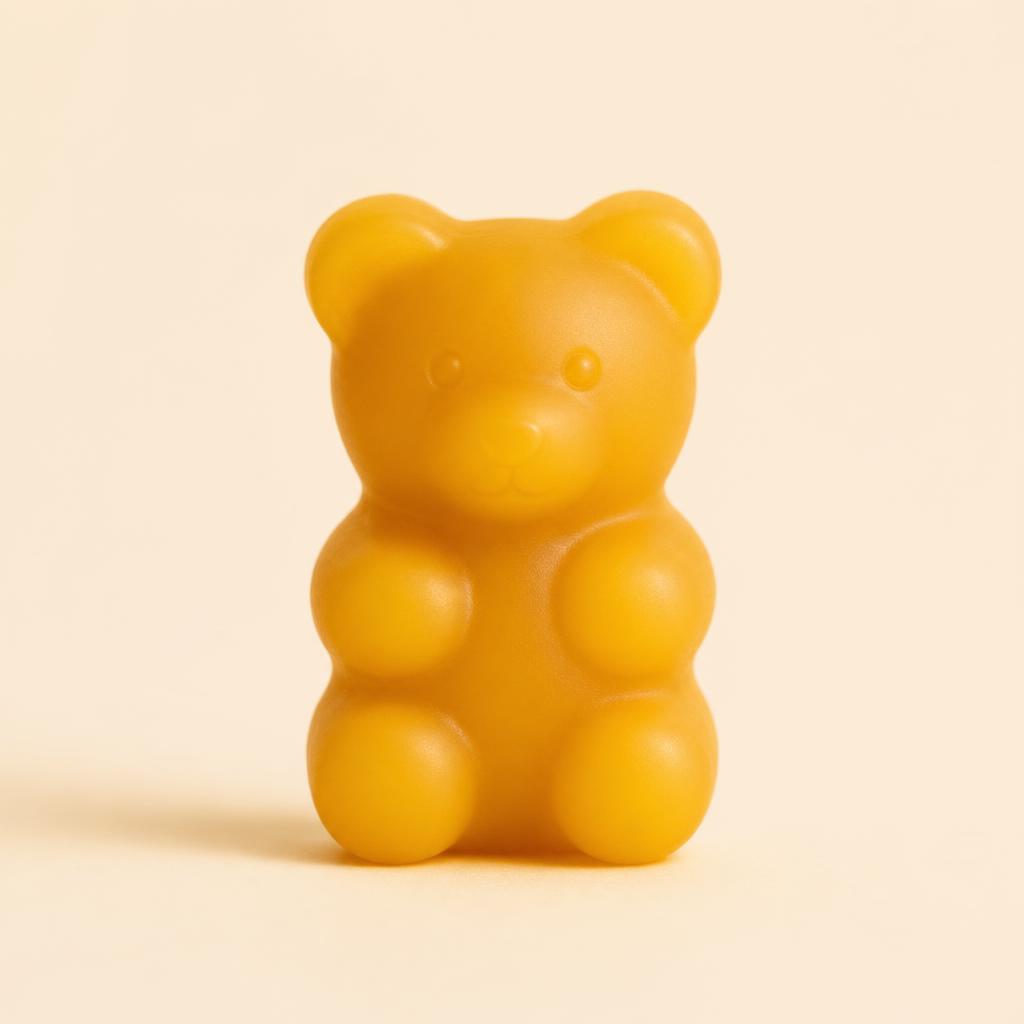 Superfood gummy close-up